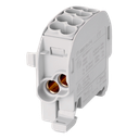 Branch terminal HLAK25 C 1p 2x25, 2x16mm² Cu L grey