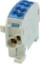 Borne de dériv. HLAK25 C 1p 2x25, 2x16mm² Cu+Al N bleue