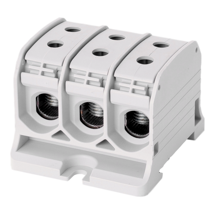 Bornier de racc. RKA 3p 50mm² Cu+Al gris