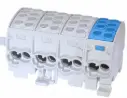 Bornier de dériv. HLAK35 C 4p 2x35, 2x25mm² Cu+Al 3LN