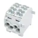 Borne de dériv. HLAK25 C 1p 4x25, 4x16mm² Cu+Al L grise
