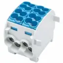 Borne de dériv. HLAK25 C 1p 4x25, 4x16mm² Cu+Al N bleue