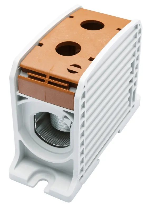 Borne de racc. RKA 1p 300mm² Cu+Al brune