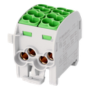 Aftakklem HLAK25 C 1p 4x25, 4x16mm² Cu PE groen