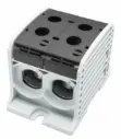Aansluitklem RKA 1p dubbel 185mm² Cu+Al zwart