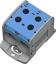 Aansluitklem RKA 1p dubbel 185mm² Cu+Al blauw