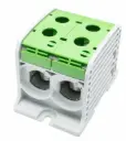 Aansluitklem RKA 1p dubbel 185mm² Cu+Al groen