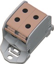 Bornier de racc. RKA 1p double 50mm² Cu+Al brun