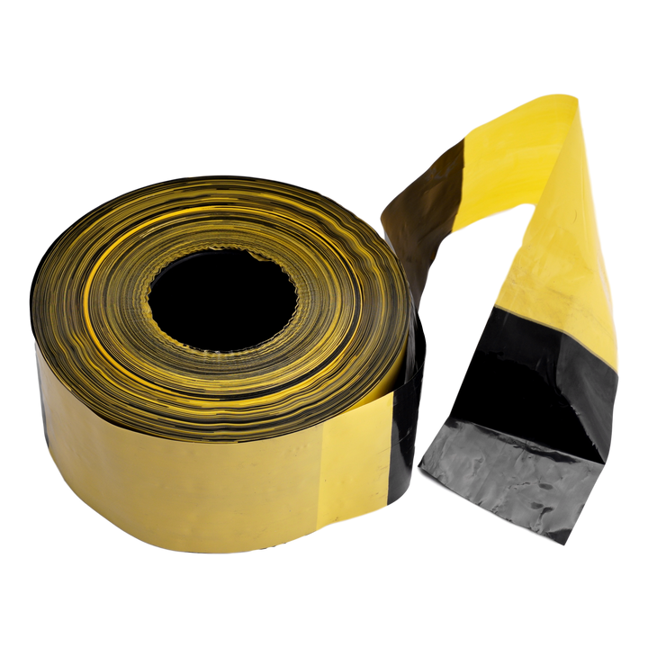 Afbakeningslint super 80x500 geel/zwart