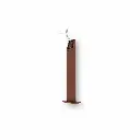 YARD BOLLARD H 47cm Rust Brown