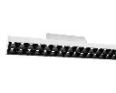 (AS)ALVEA LED-Tracklight  3P TECO 40W 3000/3500/4000K 60° Ra 90 White+Louver Black Mat