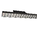 (AS)ALVEA LED-Tracklight 3P TECO 40W 3000/3500/4000K 60° Ra 90 Zwart+Gr.Alu Mat 