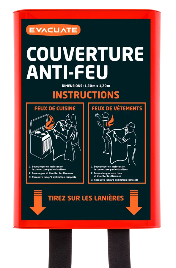 Couverture anti-feu 1.2 x 1.2 M