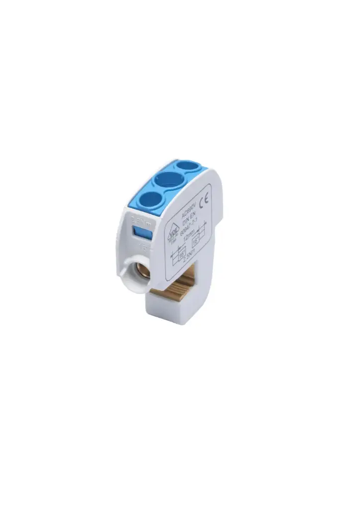 Terminal block SSAK 1p 2x16mm² Cu+Al blue
