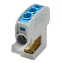 Terminal block SSAK 1p 2x6mm² Cu+Al blue