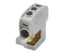 Borne de racc. SSAK 1p 2x6mm²  Cu+Al grise