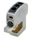 Borne de racc. SSAK 1p 2x6mm²  Cu+Al noire