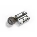 Serrure Demi-cylindre Zamak pour ARGENTA PLUS INOX