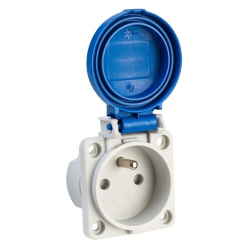 [/00464] IDE dom  16A 2p+T 230VAC IP54 prise encastrée