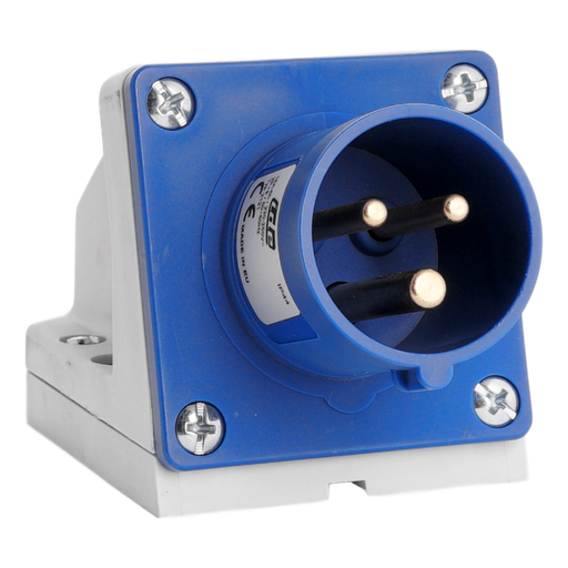 [/02121] IDE CEE 16A 2p 230VAC IP44 socle de racc. mural