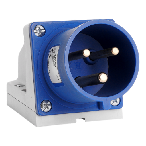 [/02124] IDE  CEE 32A 2p+T 250V IP44 socle de conn. apparent