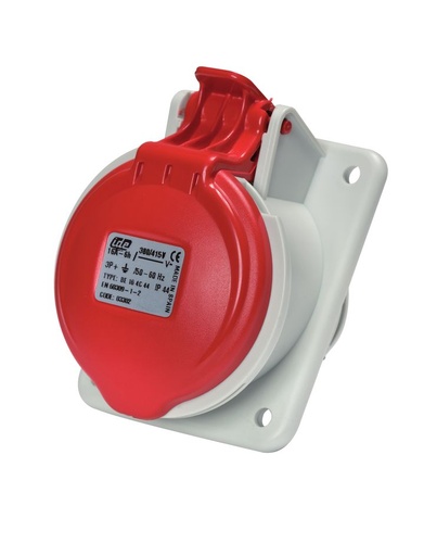 [/02305] IDE CEE 32A 4p 230VAC IP44 stopk. schuin inb.