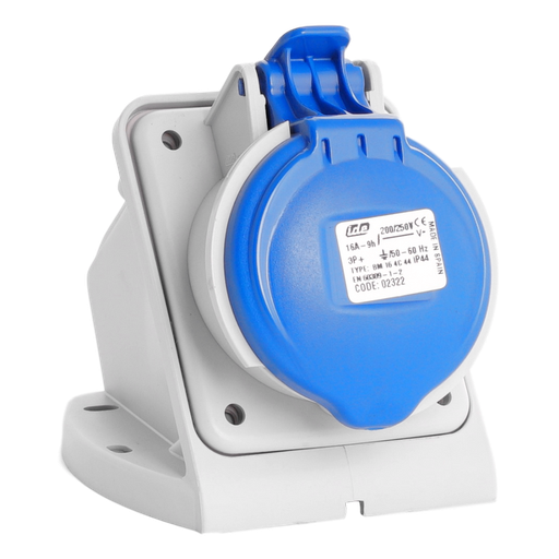 [/02322] IDE CEE 16A 4p 230VAC IP44 prise murale
