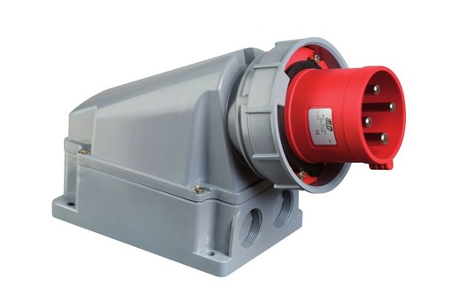 [/02625] IDE CEE  32A 3P+T  IP67  200/250V  9H Fiche muralle mâle