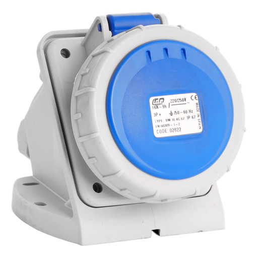 [/02822] IDE CEE base murale IP67 16A 3P+T 230VAC