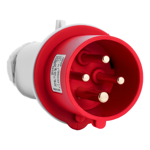 [/03102] IDE koppelstekker 3p+A 16A 400VAC IP44