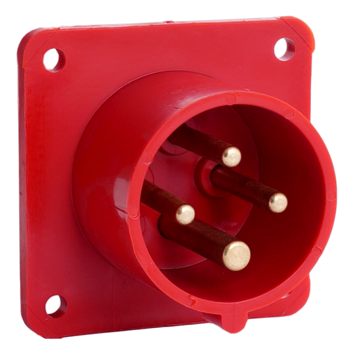 [/03112] IDE CEE 16A 4p 400VAC IP44 toestelstekker inbouw recht
