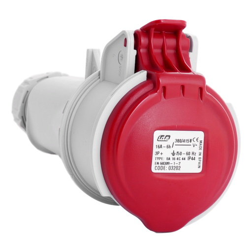[/03202] IDE CEE 16A 4p 400VAC IP44 prise mobile