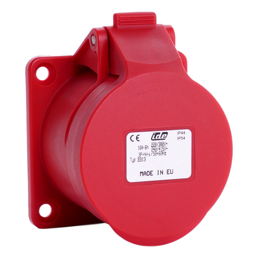 [/03313] IDE  CEE 16A 3p+N+T 415V IP44 prise mont. panneau