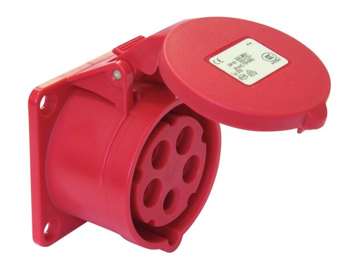 [/03316] IDE CEE 32A 5p 400VAC IP44 toestelstekker inbouw recht