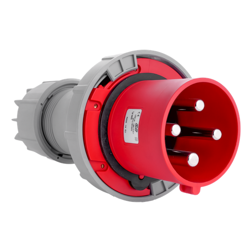 [/03655] IDE CEE125A 4p 400VAC IP67 stekker mannelijk