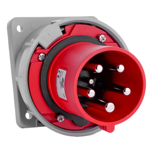 [/03663] IDE CEE 63A 5p 415VAC IP67 socle de racc. encastré
