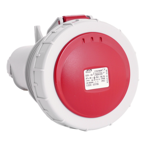 [/03706] IDE CEE 32A 5p 400VAC IP67 prise mobile