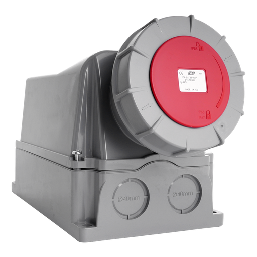 [/03875] Schuin stopcontact opbouw 63A - 125A IP67