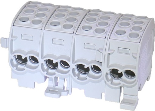 [/080240-0-4] Bornier de dériv. HLAK35 C 4p 2x35, 2x25mm² Cu 4L