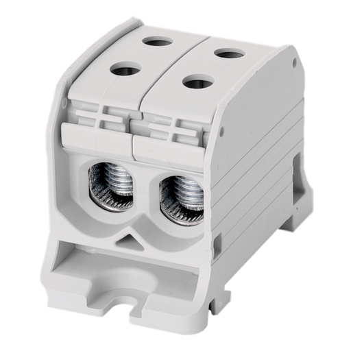 [/087320-0-3] Bornier de racc. RKA 1p double 50mm² Cu+Al gris