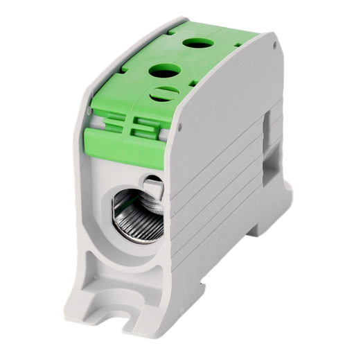 [/087510-2-3] Borne de racc. RKA 1p 95mm² Cu+Al verte