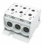 [/087560-0-3] Bornier de racc. RKA 1p triple 95mm² Cu+Al gris