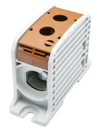[/087810-3-3] Borne de racc. RKA 1p 185mm² Cu+Al brune