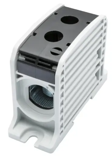 [/087810-4-3] Borne de racc. RKA 1p 185mm² Cu+Al noire