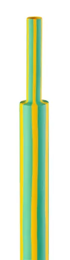[/12273254GV] Heat-shrink tube ET100 Y/G - box 6x1m - Ratio 2:1 - 25,4mm