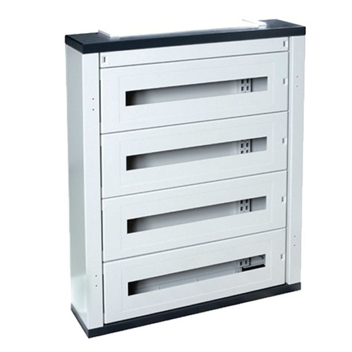 [/40AS192XX150BW] Met. kast IP40 192mod. zonder deur (150mm)+KITTT+bevestiging