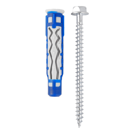 [/568172] Plug BLUEFIX HS 8 x 50mm + schroef hex. TORK