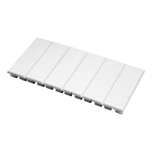 [/77600] White 6 modules cover lid (RAL 9003)