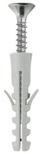 [/8702053] Plug PA6 E/VA 6 x 30 + schroef PZ 4,5 x 40
