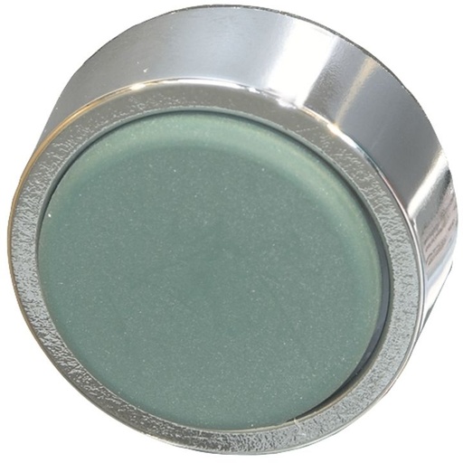 [/B3DBL] Push button blue with metal ring